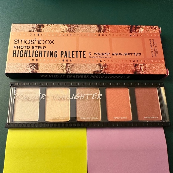 SMASHBOX Photo Strip Highlighting Palette - 5 Powder Highlighters - NIB - Picture 2 of 9